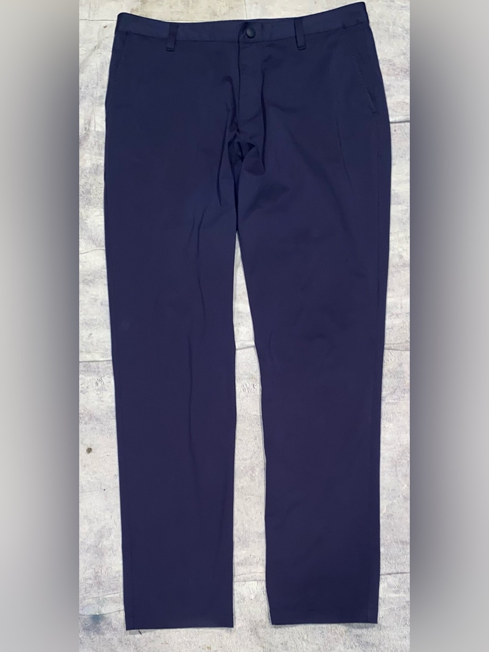 Rhone Commuter Pants Navy Blue Stretch Performance Athletic Golf 33 Work Office